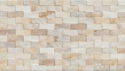 Ceramic tile background yellow and beige