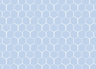 Abstract geometric pattern with lines, hexagons. A seamless vector background.