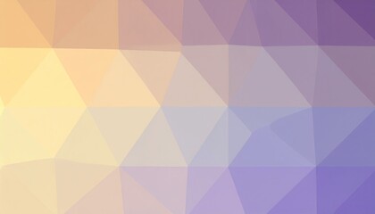 Soft Gradient Low Poly Abstract Background - Pastel Geometric Pattern