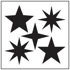 Obraz premium Sparkle Icon Vector Collection