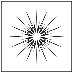 Obraz premium Sparkle Icon Vector Collection