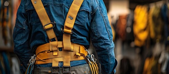 Safety harness for working at height