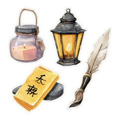 Writing and Lighting Objects