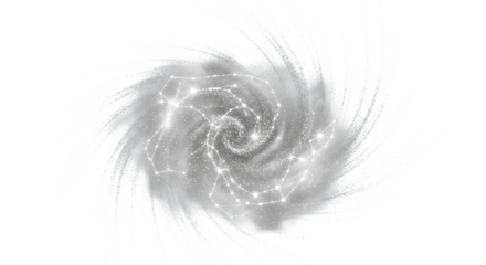 Smiling cartoon man pointing at an empty speech bubble for text