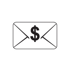 "Invoice Email and Online Payment Notification Icon"