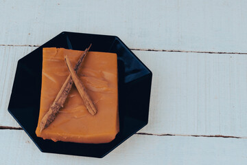 Colombian dessert custard traditionally served at Christmas