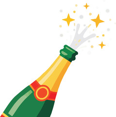 Pop the bubbly and celebrate with this fun champagne bottle burst, perfect for new years, birthdays, or any special occasion, the celebration starts now