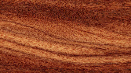 Naklejka premium Close-up of a richly textured, reddish-brown wood grain, showcasing the natural patterns and beauty of the material