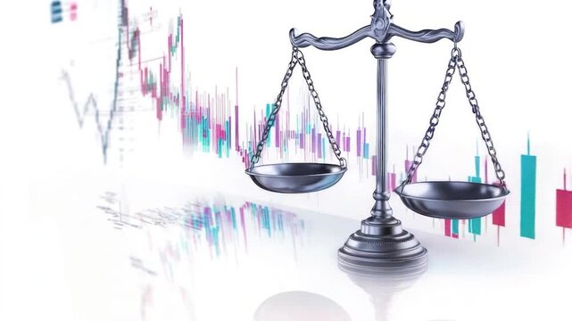 A pair of scales resting on a flat surface, ready for use