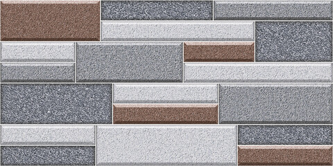 Multicolour Rustic Digital Wall Tile Decor For interior Home or Rustic Ceramic wall tile Design,...