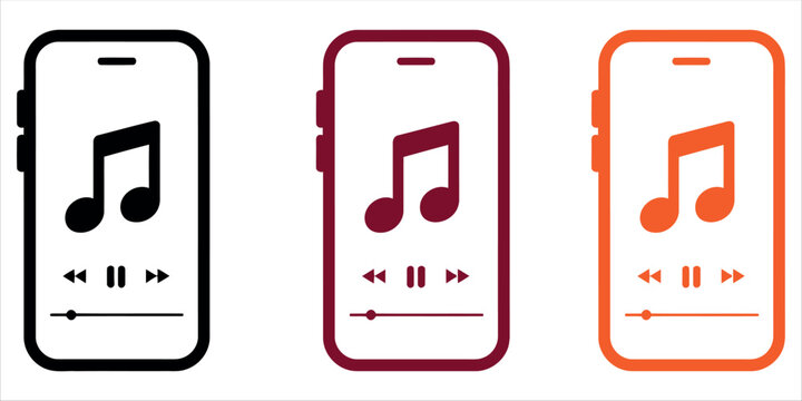 Enjoy music on the go with colorful smartphone apps, perfect for streaming your favorite tunes or creating a vibrant playlist for any occasion.