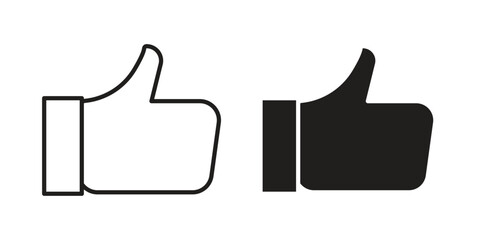 Like icon in minimal flat, stroke style. suitable for graphic designs