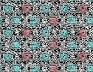 seamless Ethnic Digital Pattern background texture