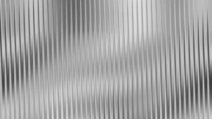 Fototapeta premium Abstract silver corrugated metal vertical lines pattern background