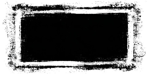 Abstract grunge border frame background with distressed texture .rough distressed graphic art frame and vintage grain splatter ink effect .