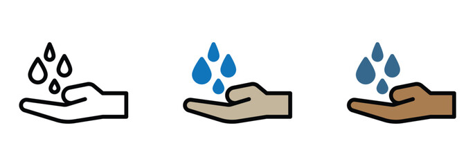 Clean hands with water drops for hygiene and health protection, use soap and wash regularly for disease prevention and wellness lifestyle routine