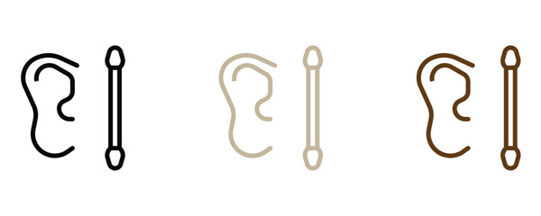 Gentle ear cleaning with cotton swab for optimal hygiene and wellness, showcasing essential self-care routine with simple tools for personal grooming