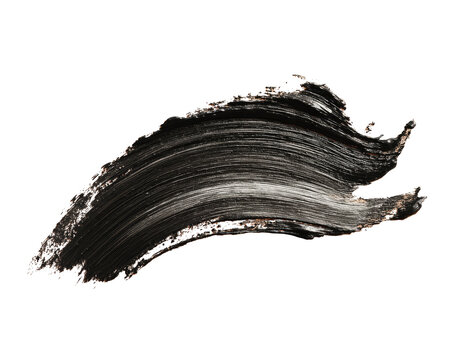 Dark, textured smear, a dramatic smudge of dark gray, streaked with lighter gray and subtle hints of brown, angled
