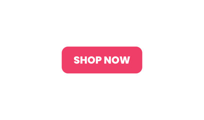 Bright pink shop now button for online shopping and sales