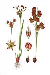 Vielbluetige Hainsimse Luzula multiflora © Bildagentur-o