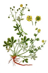 Huegel-Fingerkraut, Potentilla collina