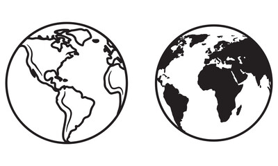 Ecology and Conservation Icon Set: Earth Day Graphics, Recycling Symbols, Hand-Held Sprouts, and Green Urban Life Line Art