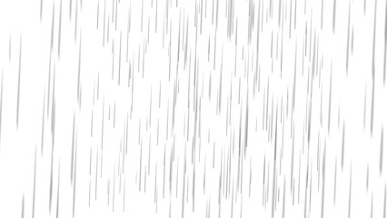 Realistic Falling Rain Overlay Texture on transparent Background for Photo Editing