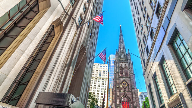 Trinity Church Financial Distrikt Manhattan