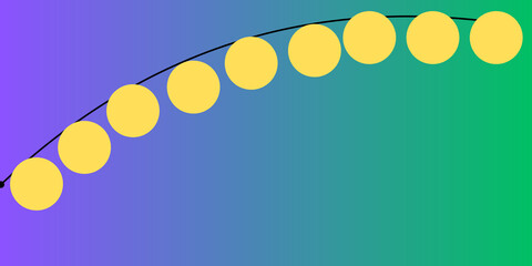 vector illustration of an abstract background with circles