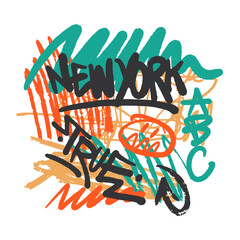 NY creative marker art