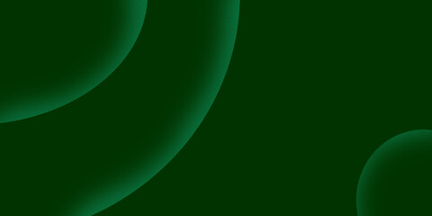 Abstract flowing green organic shapes with soft light and shadow