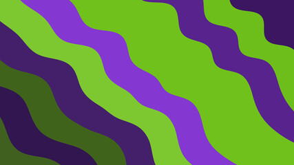 Wavy Green and Purple Stripes Background - Abstract Design for Websites, Presentations & Creative Visuals!