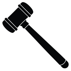 court hammer vector icon