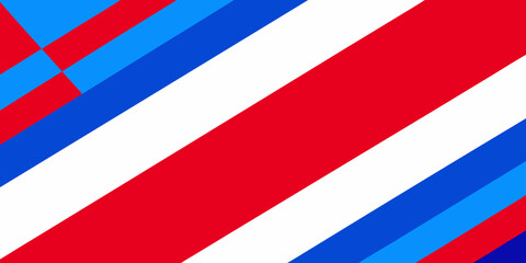 Abstract Red Blue White Diagonal Stripes Background for Corporate Presentation, Clean Minimalist Business Template Design, Modern Professional Layout Generative AI