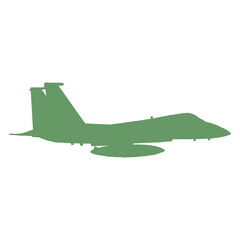 Naklejka premium Fighter Jet Silhouette