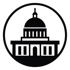 government authority icon vector icon