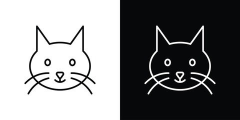 Cat icon. Modern simple vector collection