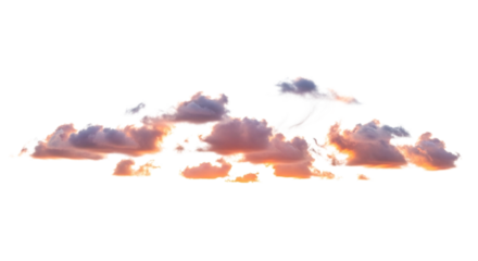 fiery sky with clouds and smoke at sunset