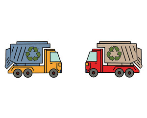 garbage or waste collection truck