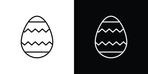 Easter egg icon. Modern simple vector collection
