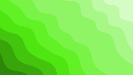 Abstract Green Gradient: Wavy Lines Creating a Calm and Serene Background Texture, Perfect for Digital Art
