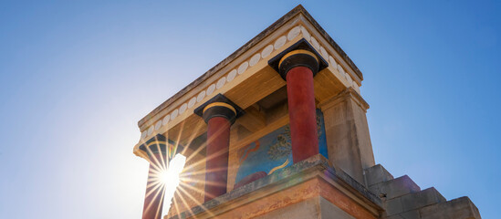 famous  Knossos palace