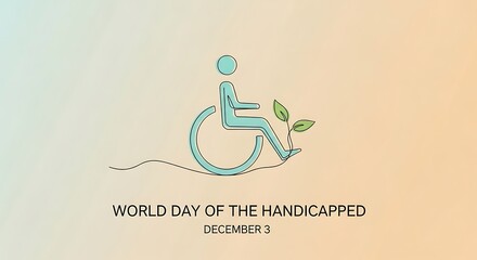 World Day of the Handicapped Illustration