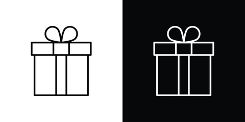 Gift icon. Modern simple vector collection