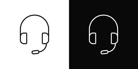 Headset icon. Modern simple vector collection