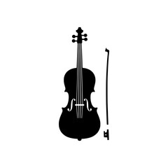 Cello or Violin String Instrument Icon - Classical Music