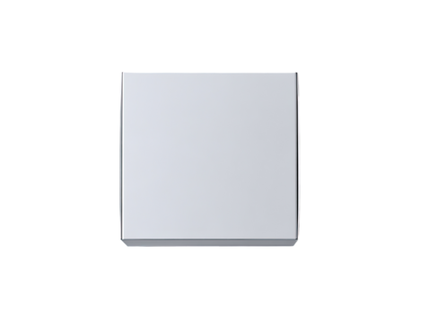 Square, light gray, blank electronic switch