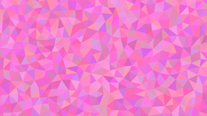 Pink triangle facets create a geometric pattern perfect for backgrounds and textures