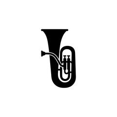 Tuba or Low Brass Wind Instrument Icon
