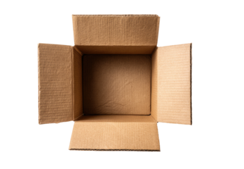 Open cardboard box, top view (2)